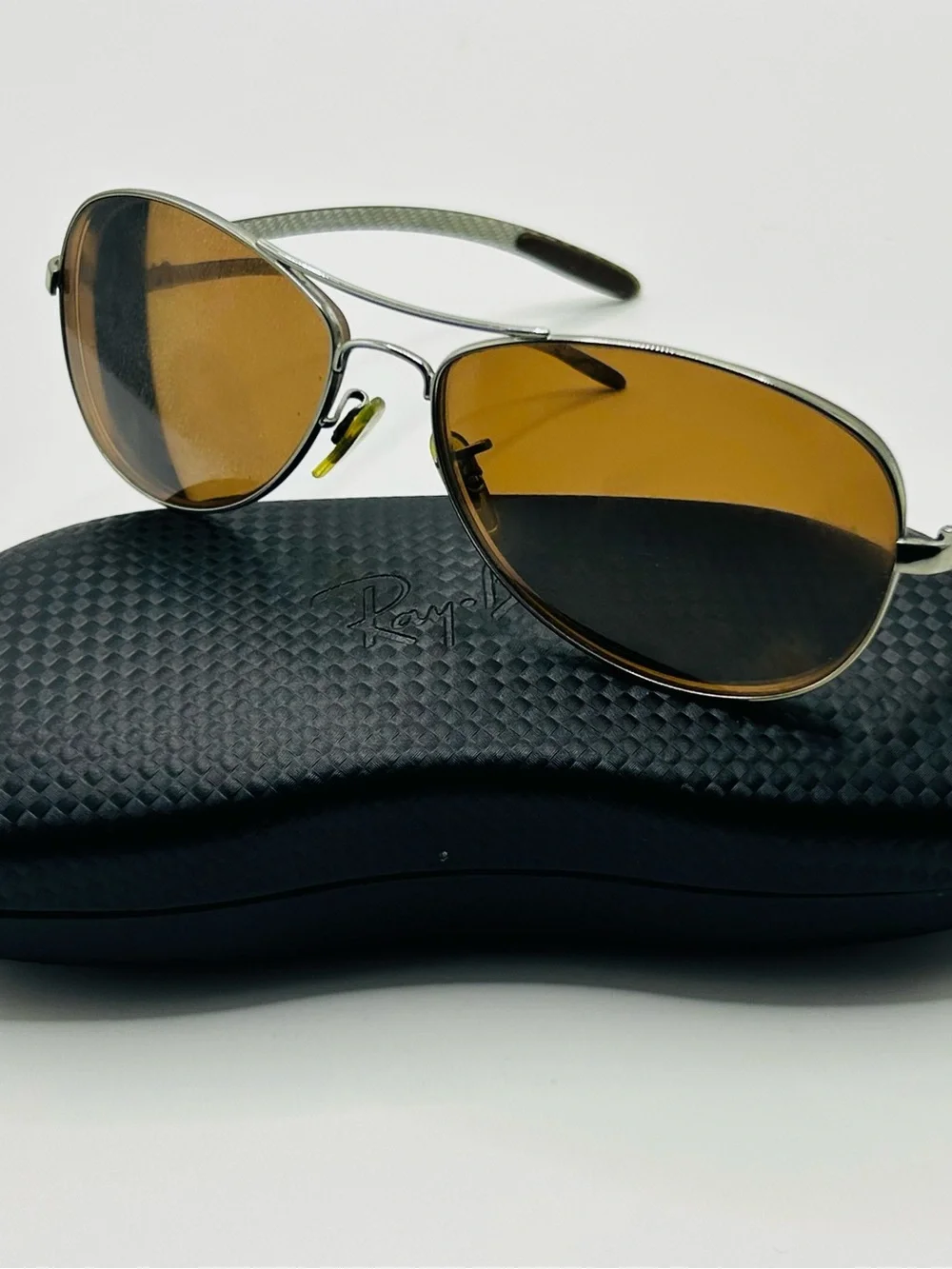 Ray-Ban RB8301 004/51 Aviator Sunglasses frames only  carbon fiber